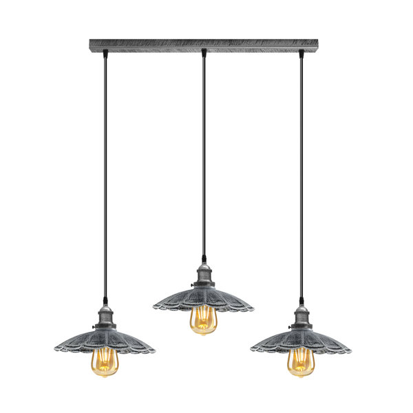 Borough Wharf Henleaze 3Light Kitchen Island Bowl Pendant Wayfair.co.uk